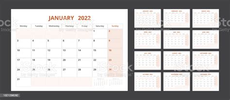 Perencana Kalender 2022 Ditetapkan Untuk Minggu Desain Perusahaan