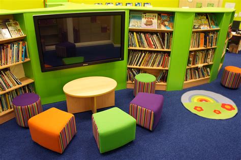A School Library Created By Incube Ltd For Clarice Cliff Primary School