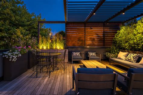 Wrigleyville Lakeview Rooftop Deck And Pergola Reveal Design Chicago