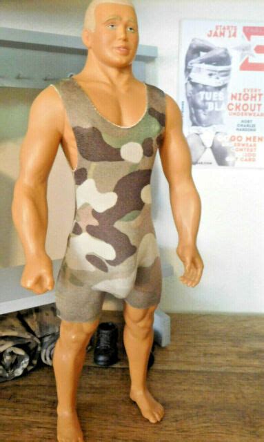 Gay Billy Doll Carlos Clothes Outfit Camo Camouflage Wrestling Singlet