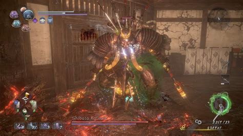 Nioh 2 Shibata Katsuie 2nd Encounter Restless Spirits Boss Fight