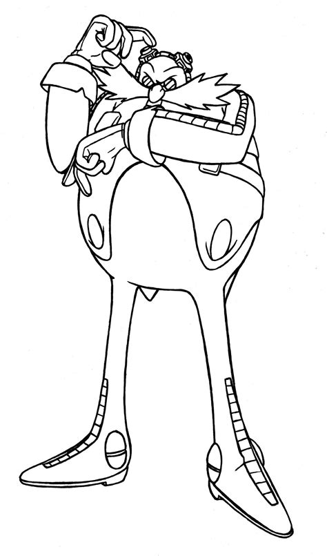 Eggman Sonic Coloring Pages Photos