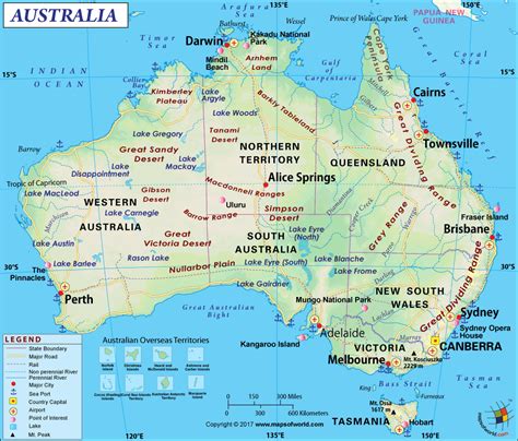 Cities In Australia Map Of Australia Cities Maps Of World