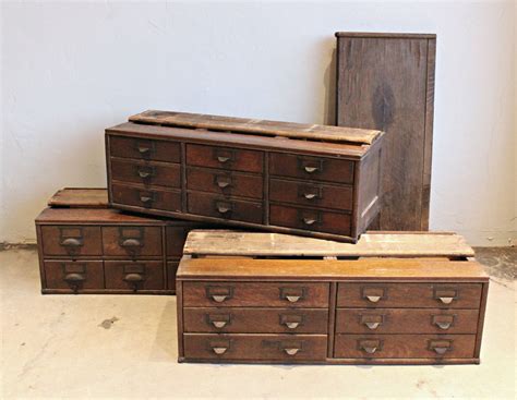 Antique Wooden 23 Drawer Storage Cabinet Wood Storage Cabinets