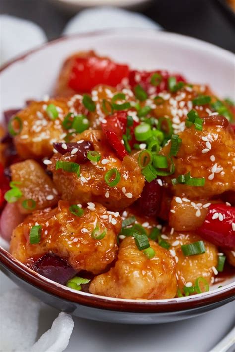 The Best Easy Sweet And Sour Chicken With Pineapple Scrambled Chefs
