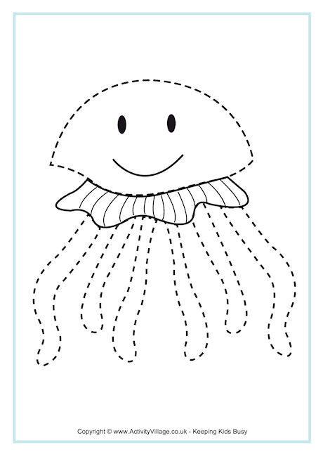 jellyfish tracing page
