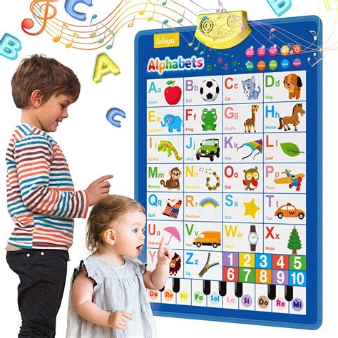 Buy Electronic Interactive Alphabet Wall Chart Talking Abc 123s Music
