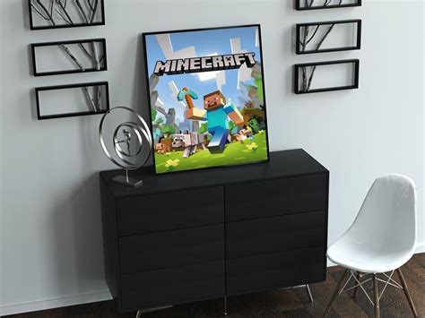 Minecraft Poster Minecraft Wall Art Minecraft Poster Etsy