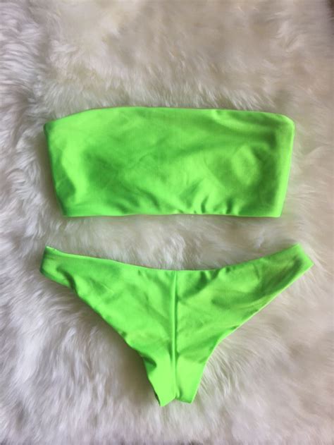 Pin By Nconcept On Green Neon Bikini Neon Bikinis Bikinis Fashion