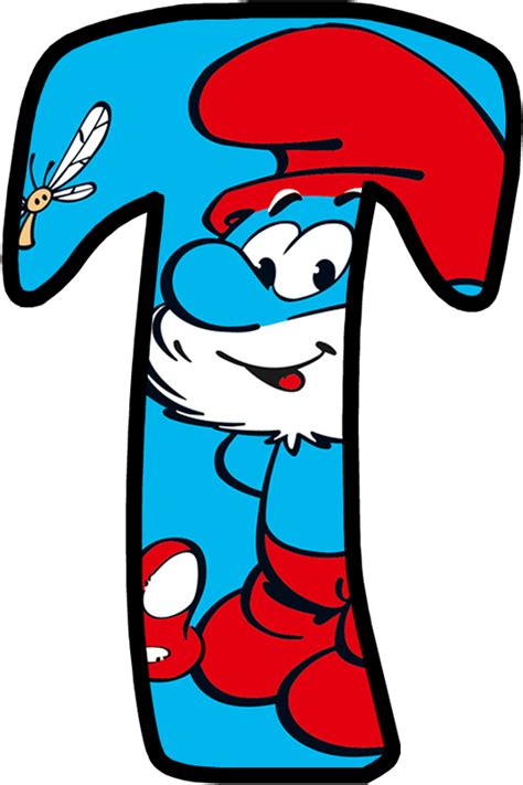 Smurf Alphabet Letters Clipart Full Size Clipart 5708382 Pinclipart