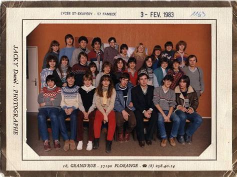 Photo de classe 1G3 de 1983 Lycée Antoine De Saint exupéry Copains d
