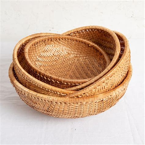 Bamboo Basket Etsy