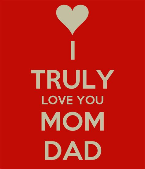 Mom Dad I Love You Quotes