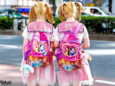 Japanese Twin Idols In Matching Kawaii Harajuku Street Styles Tokyo