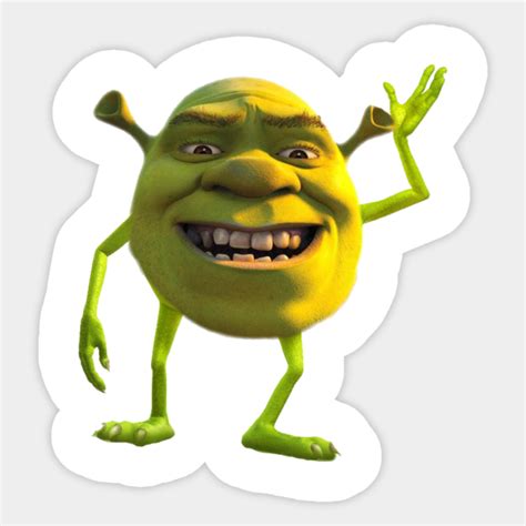 Shrek Wazowski Shrek Sticker