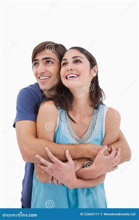 Portrait Of An In Love Couple Embracing Each Other Stock Image Image