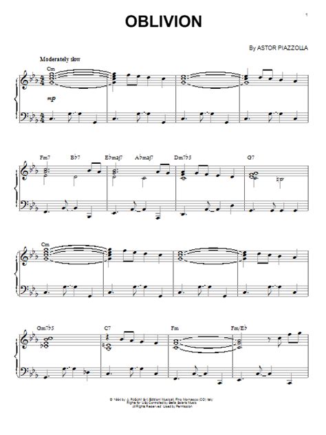 Piazzolla soledad astor piazzolla milonga astor piazzolla violentango astor piazzolla novitango astor piazzolla la foule angel cabral zita astor piazzolla. Oblivion sheet music by Astor Piazzolla (Piano - 97072)