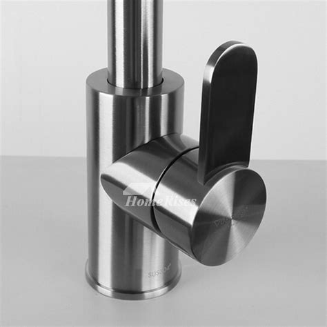 Faucet also forms part of her decoration. Polished Nickel Kitchen Faucet Gooseneck Stainless Steel ...