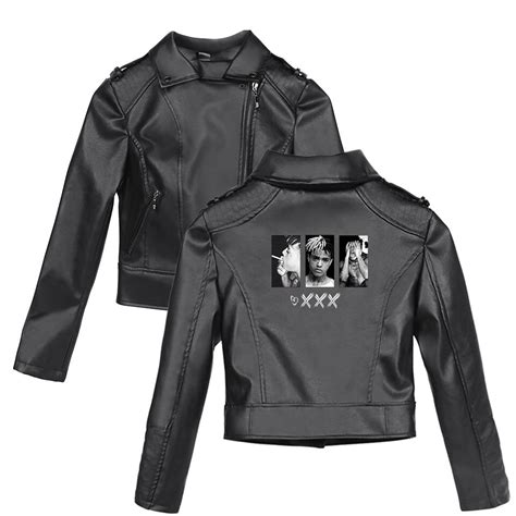 2019 XXXTentacion Women Fashion Leather Jackets Femal Winter Autumn