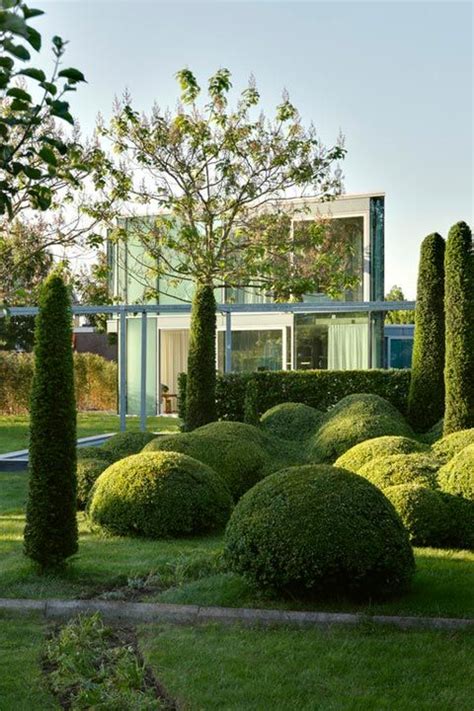 Modern Glass House H 04 Landscape Design Modern Landscaping Minimalist Garden