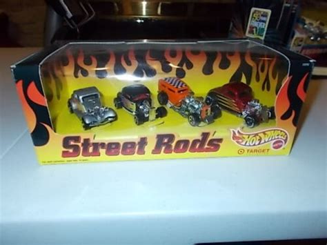 Hot Wheels Street Rods 4 Car Set Special Edition Mint In Sealed Box Ebay