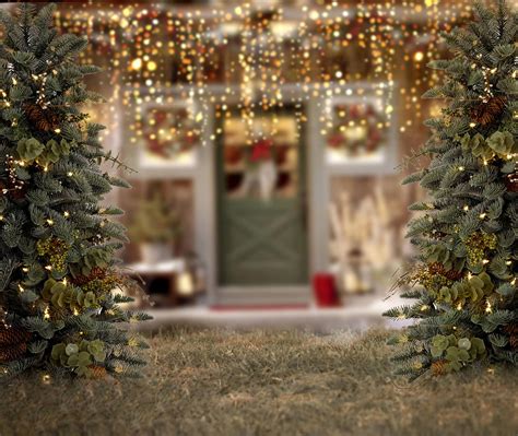 Christmas Composite Digital Background Holiday Backdrop Etsy