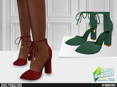 Retro High Heels By Shakeproductions At Tsr Sims 4 Updates