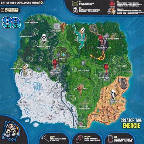 The week 10 coins are once again scattered all over the map, but like always we have a trusty map to help you out. Here's Your Cheat Sheet For Fortnite Season 9 Week 10 ...