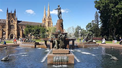 Sydney City And Suburbs Hyde Park Archibald Fountain