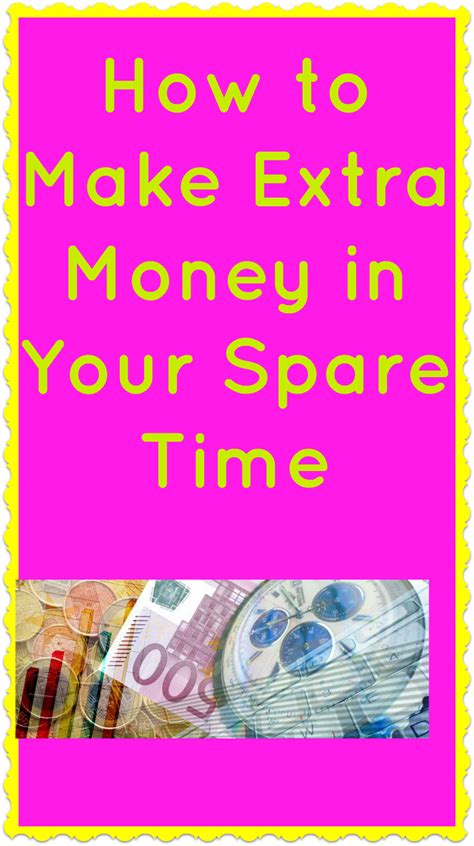 How To Make Extra Cash In Spare Time