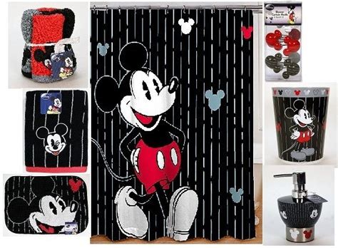 Mickey and minnie bathroom decor ~ dream bathrooms ideas www.couponingtodisney.com. Disney Mickey Mouse Bath Shower Curtain bathroom ...