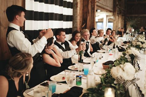 A Toast To The Mr And Mrs Amish Acres Barn Wedding Reception