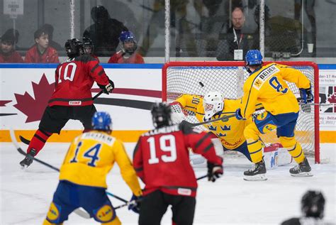 2022 World Under 17 Hockey Challenge Canada Red Vs Sweden Puckpreps
