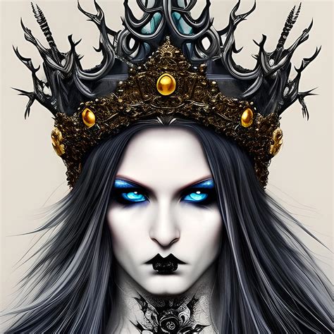 Queen Ameros Gothic Royalty Of Mythical Origins Digital Art By Bella