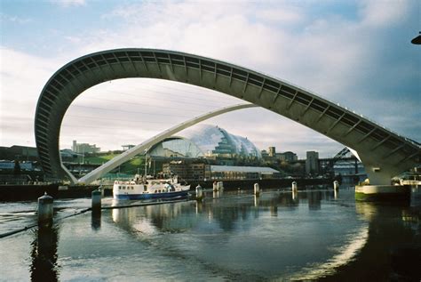 Millennium Bridge Over River Tyne By Christopher Duckworth At