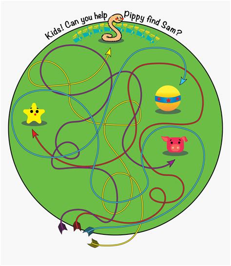 Maze For Cereal Box Circle Hd Png Download Kindpng