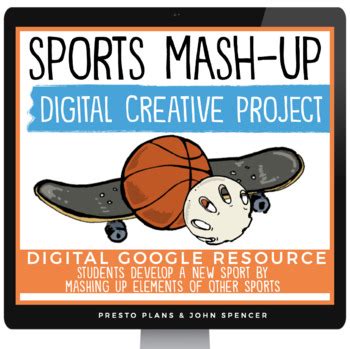 Digital Writing Activity Sports Mash Up By Presto Plans Tpt