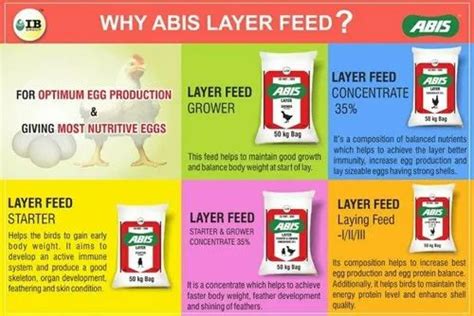 Abis Layer Poultry Feed Con 35 Packaging Type 50 Id 22268279062