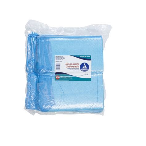 Disposable Absorbent Underpads 17 X 24 Pack Of 100