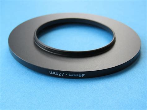 49mm To 77mm Step Up Step Up Ring Camera Lens Filter Adapter Ring 49mm