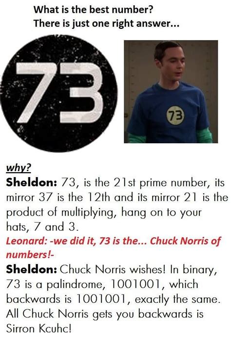 Jim Parsons Sheldon Cooper Everyone Why 73 Is The Best Number Big Bang