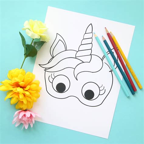 Free Printable Unicorn Craft For Kids Unicorn Crafts Unicorn Free
