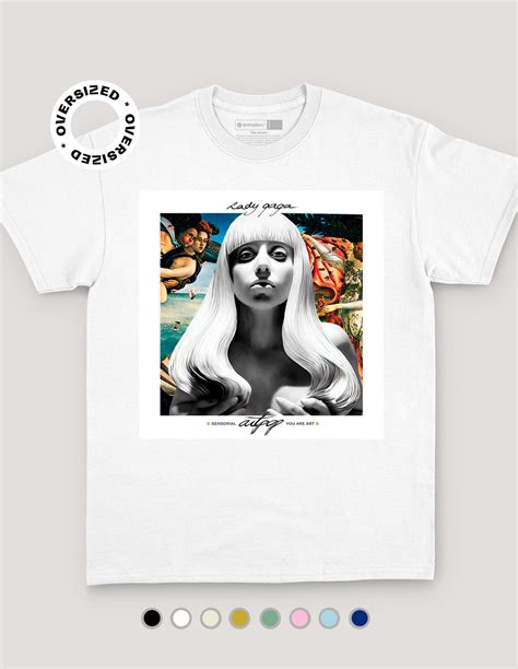 camiseta oversized lady gaga vênus sensorial camisetas exclusivas compre online