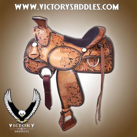 Custom Two Tone Half Seat Wade Roper Roping Saddles Two Tone