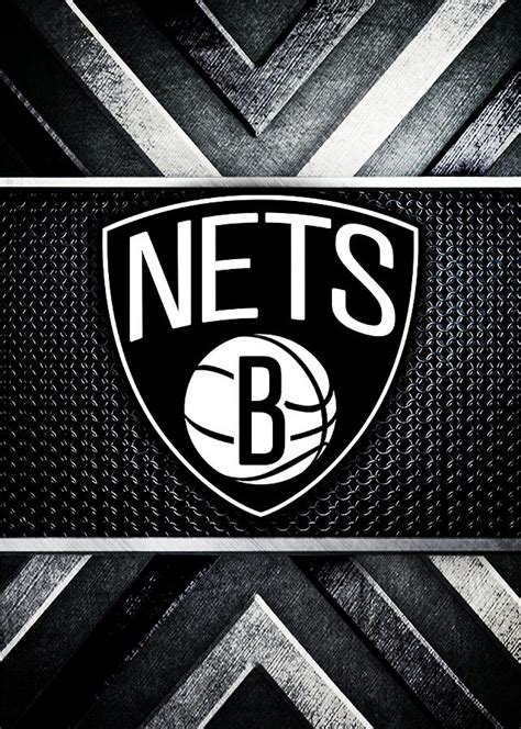 Showing the all the logos in franchise history for the brooklyn nets. Brooklyn Nets Logo Art Digital Art by William Ng
