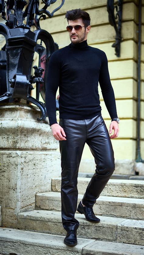 Pin By Olli Molli On Tres Mens Leather Pants Mens Pants Fashion