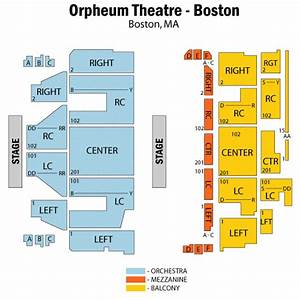 Orpheum Theater Boston Seating Map Tutorial Pics