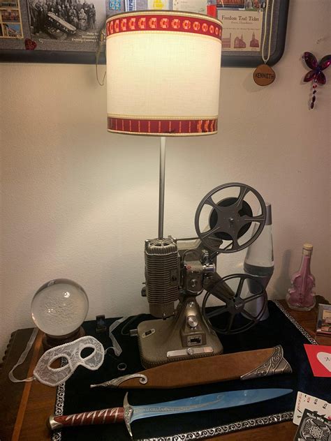 Vintage Table Desk Lamp Keystone Projector Lamp Hollywood And Movie Lightandtimeart