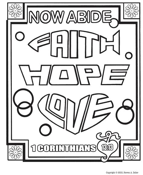 1 Corinthians 13 Coloring Page Images And Photos Finder