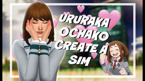 Ururaka Ochako Cas Sims 4 Youtube